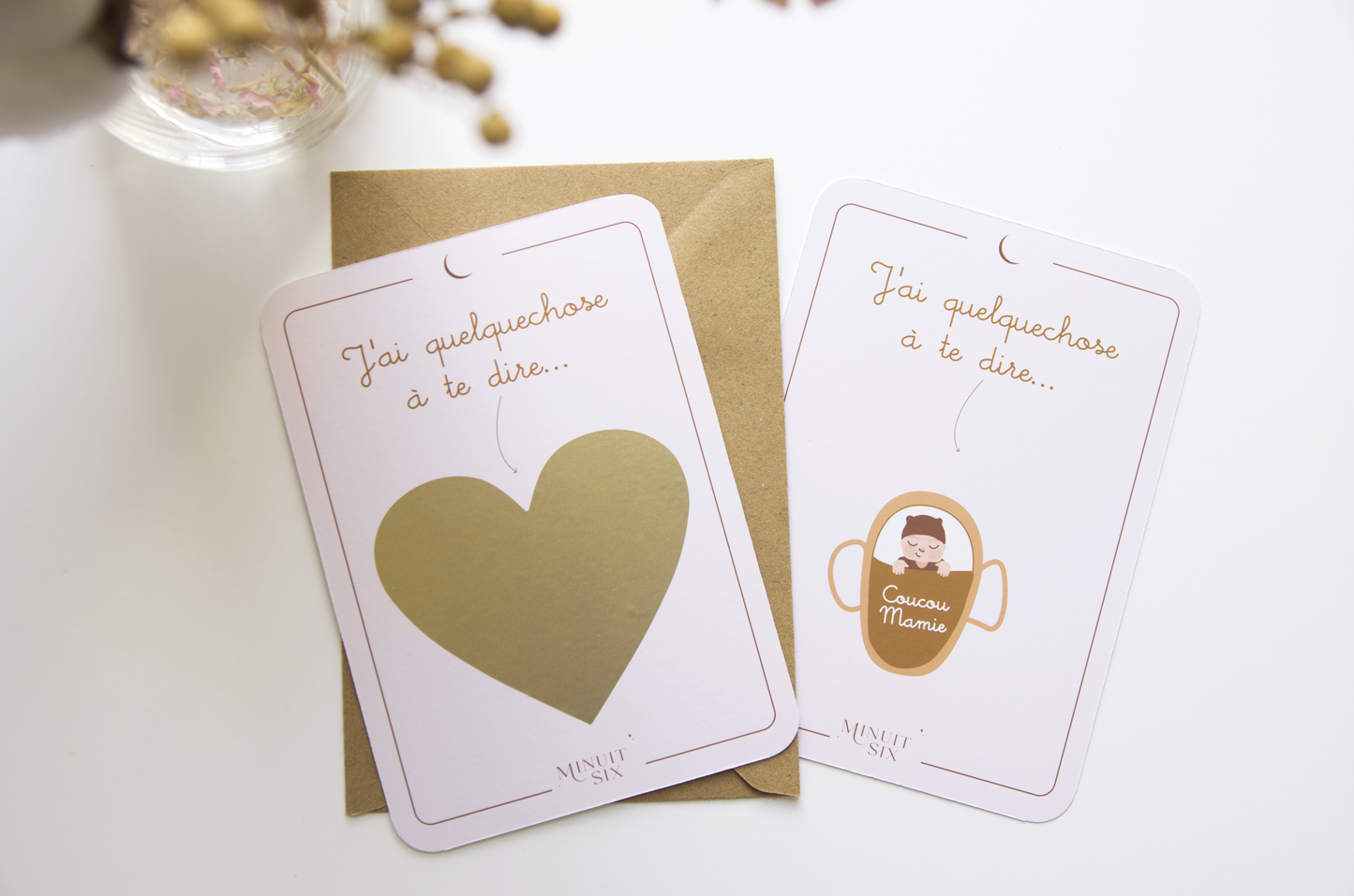 Carte Annonce de Grossesse à Gratter