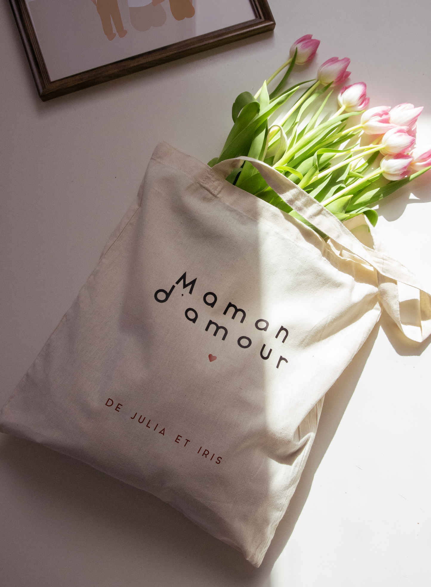 Tote Bag "Maman d'Amour" Personnalisable