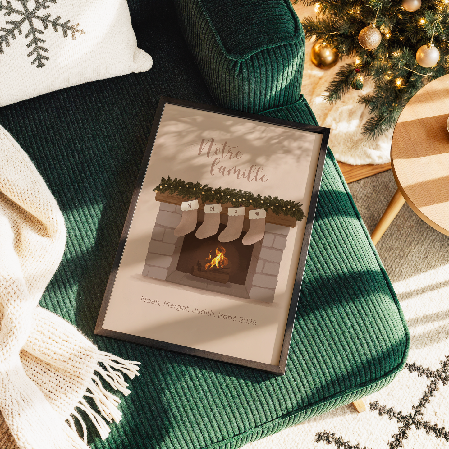 Affiche Noël personnalisée