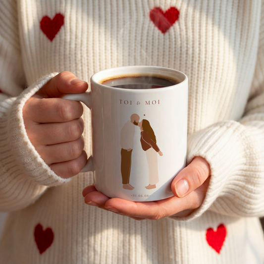Mug Couple Personnalisé