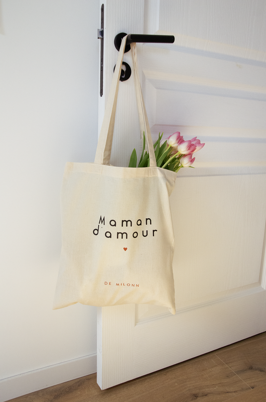 Tote Bag "Maman d'Amour" Personnalisable